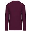 camiseta de manga larga y cuello de pico de hombre manga larga wine vista3