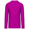 camiseta de manga larga y cuello de pico de hombre manga larga fuchsia vista3