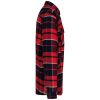 sobrecamisa leñador forro de sherpa manga larga red/navy vista3