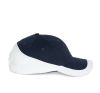 racing - gorra bicolor 6 paneles navy/blanco vista6