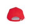 gorra con sandwich contrastado 5 paneles red/blanco vista9