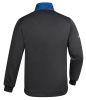 sudadera cuello con cremallera unisex manga larga gris-azul vista6
