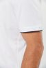 camiseta daytoday hombre manga corta burgundy/blanco vista2