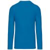 camiseta de manga larga y cuello de pico de hombre manga larga azul tropical vista3
