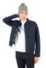 gorro con forro polar burgundy/blanco vista2