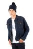 gorro con forro polar burgundy/blanco vista3
