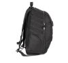 mochila de estilo urbano con tiras para monopatín negro vista4