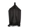 mochila de viaje portaordenador con trasera acolchada negro vista4
