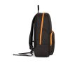 mochila con cierres rápidos a contraste negro/orange vista4
