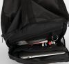 mochila de viaje portaordenador con trasera acolchada burgundy/blanco vista1
