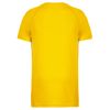 camiseta de deporte niños manga corta amarillo vista3