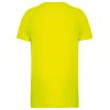 camiseta de deporte niños manga corta fluorescent yellow vista3