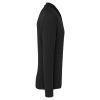 polo cool plus® manga larga adulto manga larga negro vista3