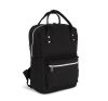 mochila de estilo urbano con asas negro vista2