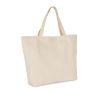 bolsa de compras extragrande de algodón natural vista1