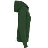 sudadera con capucha de mujer manga larga forest green vista3