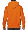 Sudaderas capucha gildan con capucha heavyblend™ 5050 safety orange con publicidad vista 1