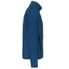 chaqueta jaspeada con cremallera hombre manga larga azul vista6