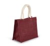 bolsa estilo cesta de tela de yute, modelo mediano rosewood vista4