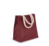 bolsa estilo cesta de tela de yute, modelo grande rosewood vista4