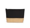 estuche de algodón canvas y yute negro vista2