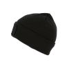 gorro reciclado con parche y forro thinsulate negro vista2
