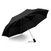 Paraguas clásicos dima de poliéster negro con publicidad vista 1