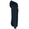 sudadera con capucha manga larga azul vista6
