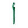 Bolígrafos básicos finball verde con logo vista 1