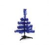 Navidad árbol navidad pines azul con impresión vista 1