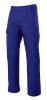 Pantalones de trabajo velilla multibolsillos con 6 bolsillos de poliéster azulina para personalizar vista 1