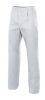 Pantalones de trabajo velilla bolsillo en pierna derecha de algodon blanco para personalizar vista 1