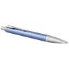 Bolígrafos de lujo im premium de metal azul con publicidad vista 1