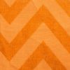 Toallas de playa zigzag de algodon naranja vista 1