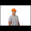 gorra de 6 paneles ares burgundy/blanco vista2