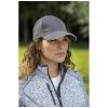 gorra con ribete de 6 paneles darton burgundy/blanco vista2