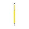 Bolígrafos puntero táctil minox de metal amarillo con impresión vista 1