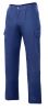 Pantalones de trabajo velilla acolchado y multibolsillos de algodon azul marino para personalizar vista 1