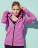 Sudaderas técnicas stedman active performance mujer con logo vista 3