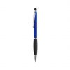 Bolígrafos puntero táctil sagur azul con logo vista 1