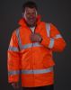 Chaquetas y parkas reflectantes yoko de seguridad motorway fluo con impresión vista 1