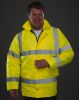 Chaquetas y parkas reflectantes yoko de seguridad motorway fluo con impresión vista 2