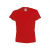 Camisetas manga corta hecom niño de 100% algodón rojo con logo vista 1