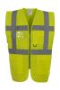 Chalecos reflectantes yoko de seguridad fluo fluo yellow con publicidad vista 1