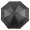 Paraguas plegables ziant negro con publicidad vista 1