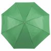 Paraguas plegables ziant verde con publicidad vista 1