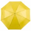 Paraguas plegables ziant amarillo con publicidad vista 1