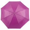 Paraguas plegables ziant fucsia con publicidad vista 1