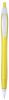 Bolígrafos básicos lucke amarillo con logo vista 1