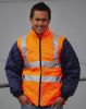 Chaquetas y cazadoras de trabajo yoko chaqueta acolchada con mangas extraíbles fluo para personalizar vista 1